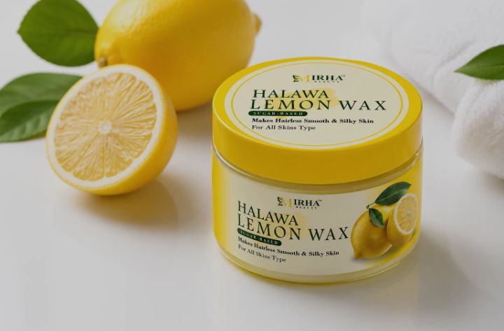 Mirha Beauty Halawa Lemon Wax natural sugar based hair removal wax with fresh lemons